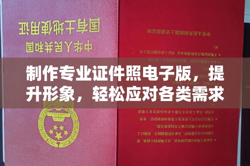 涉县制作专业证件照电子版，提升形象，轻松应对各类需求