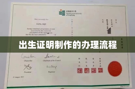 涉县出生证明制作的办理流程